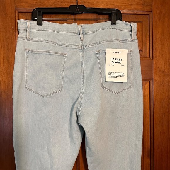 NEW Frame Le Easy Flare Jean in Clarity size 34 - Picture 12 of 14